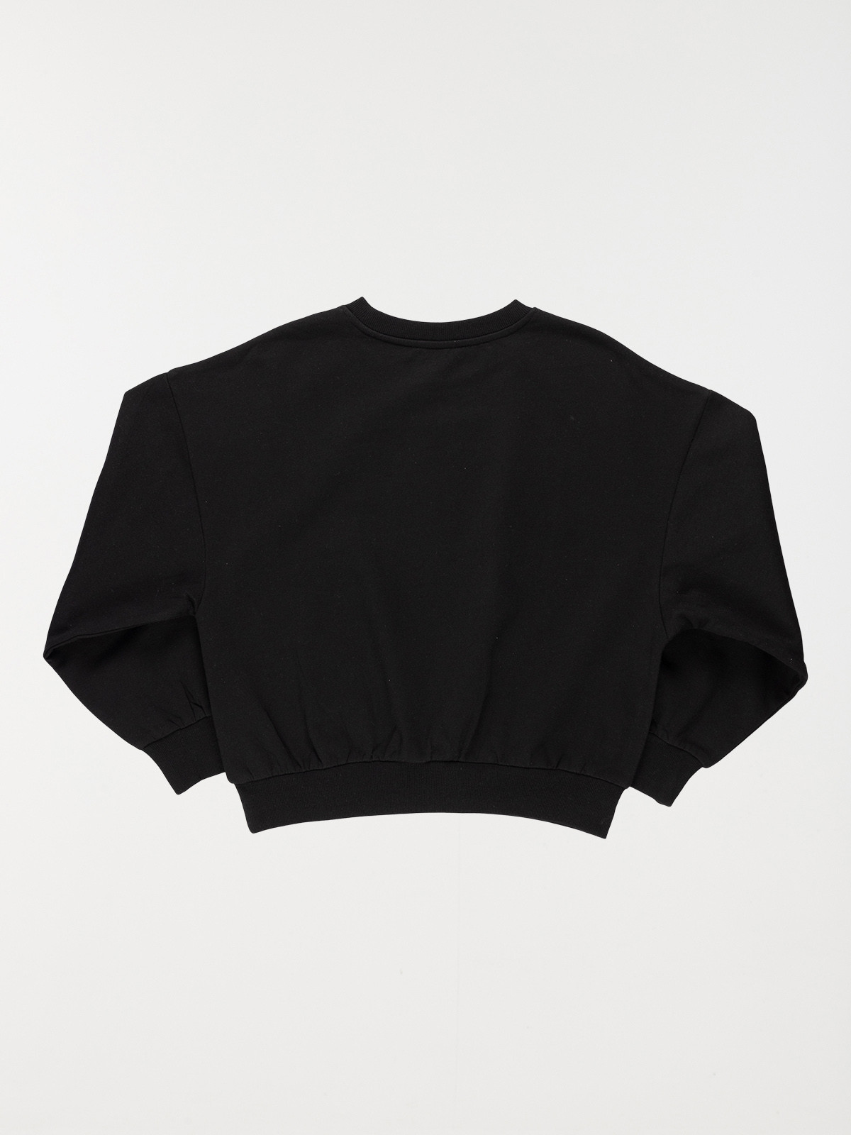 Sweat basique noir fille (XXS-M) Sweat basique noir fille (XXS-M)