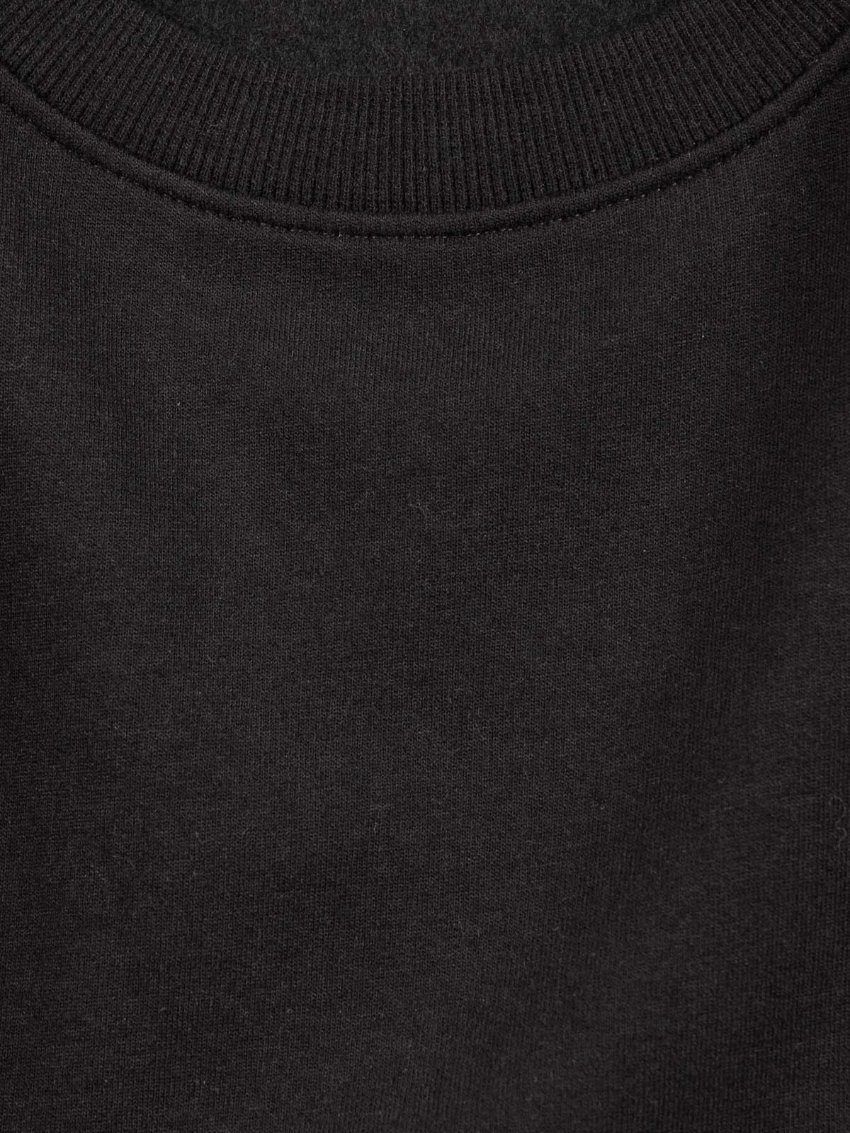 Sweat basique noir fille (XXS-M) Sweat basique noir fille (XXS-M)