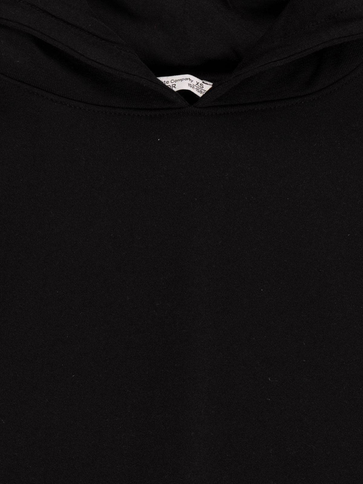 Sweat à capuche noir fille (XXS-M) Sweat à capuche noir fille (XXS-M)