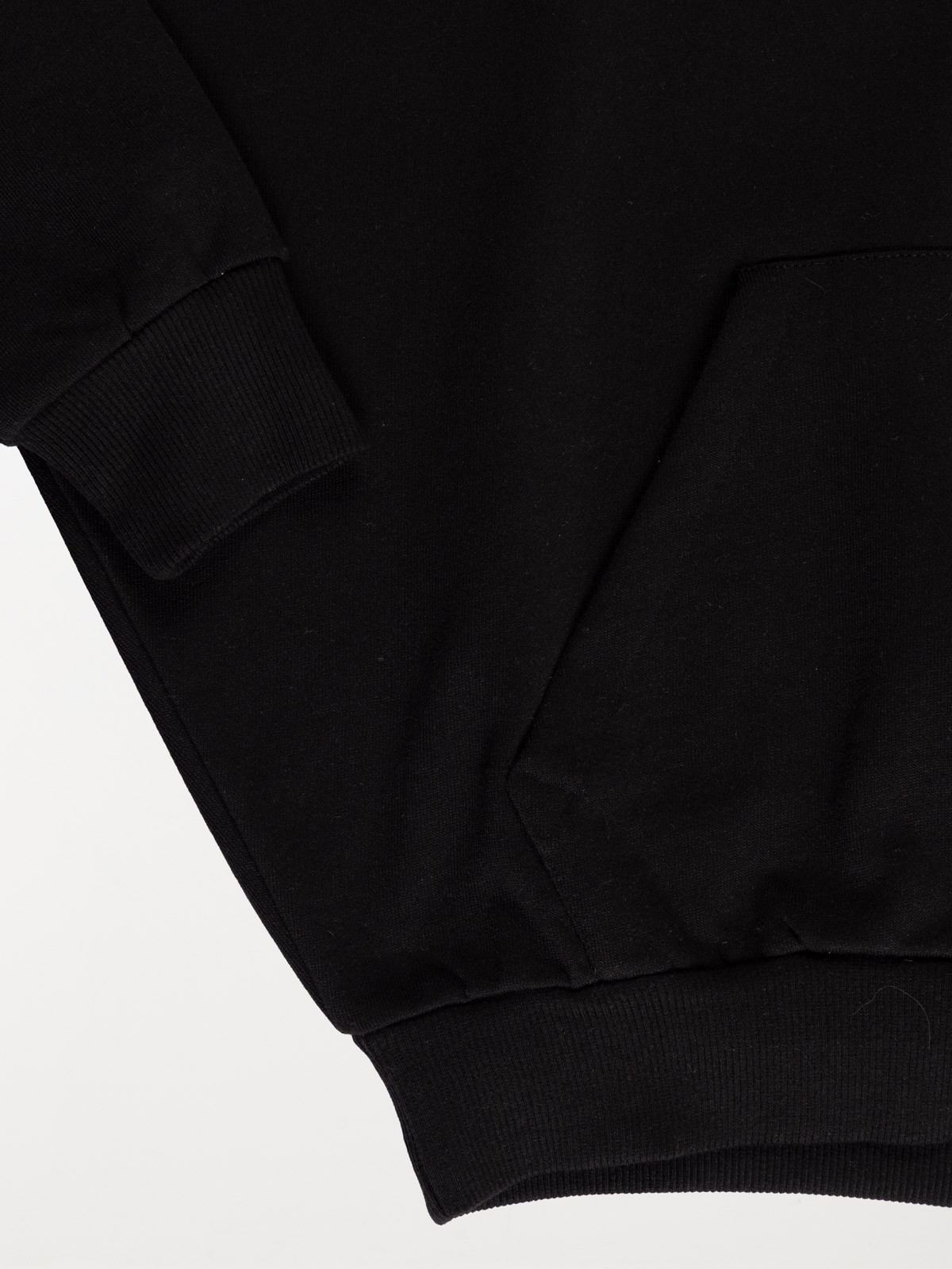 Sweat à capuche noir fille (XXS-M) Sweat à capuche noir fille (XXS-M)