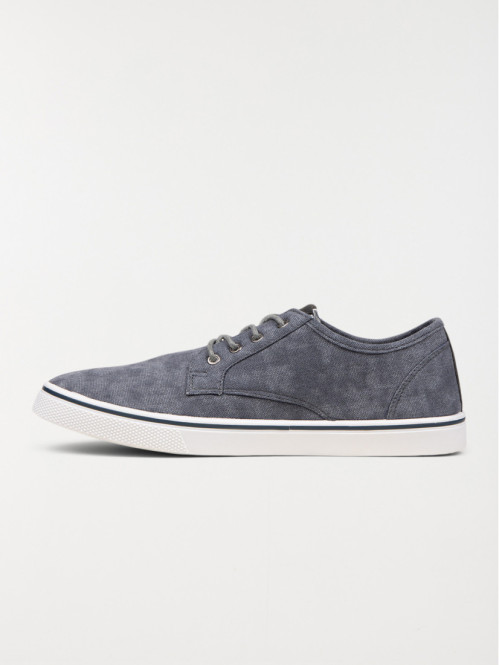 Tennis toile lacets bleues homme (40-45) Tennis toile lacets bleues homme (40-45)
