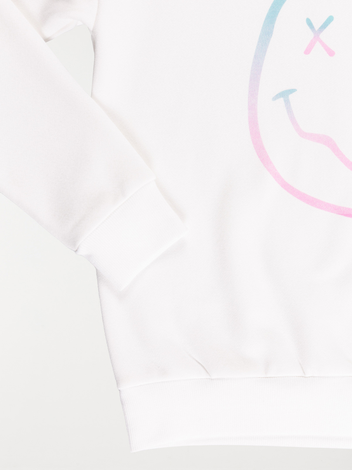 Sweat Nirvana blanc fille (XXS-M)