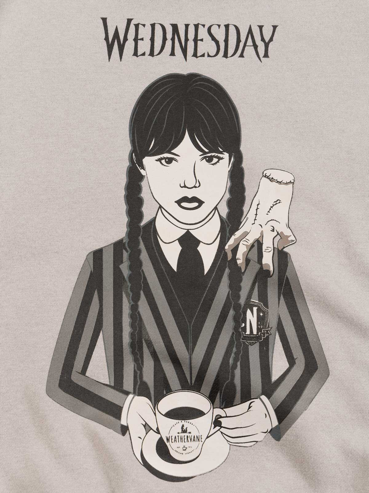 Sweat Mercredi gris fille (XXS-M)