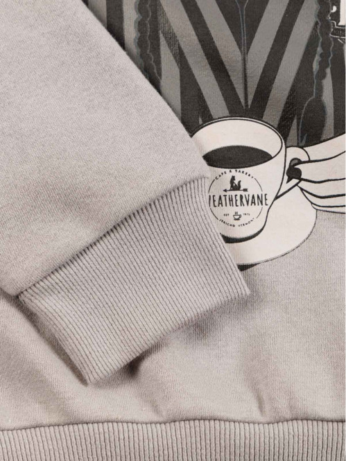 Sweat Mercredi gris fille...