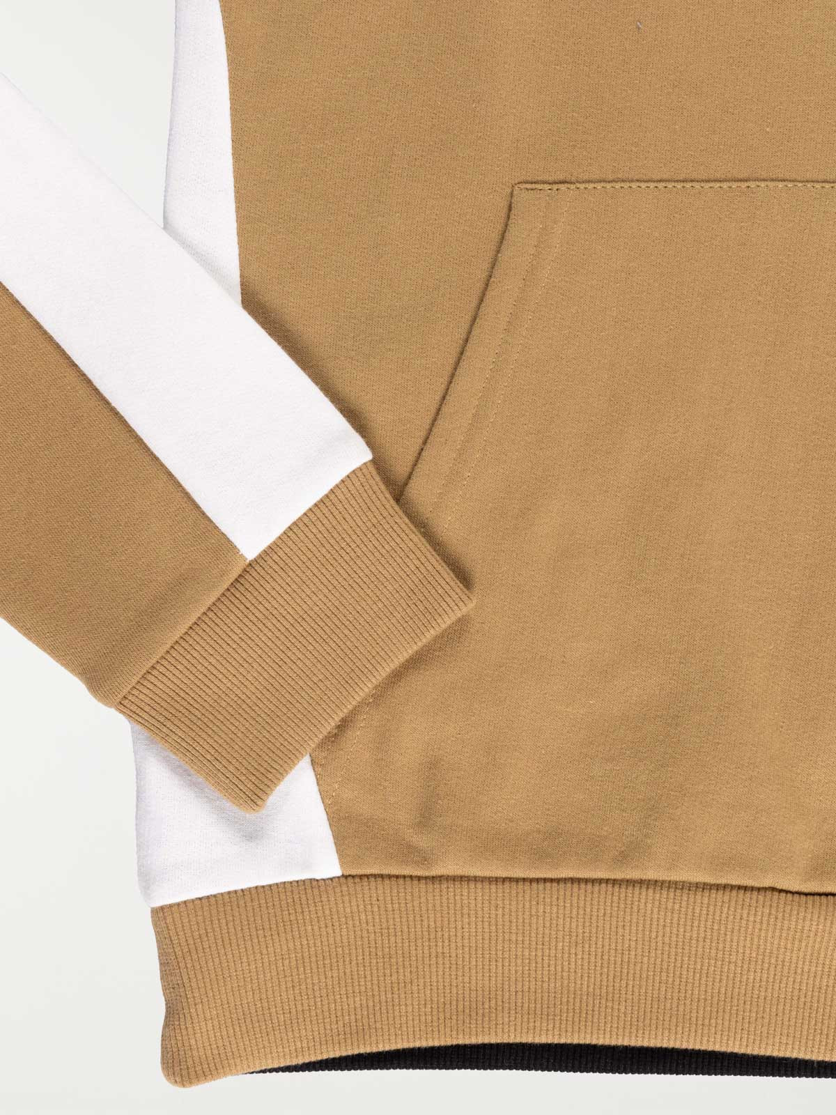 Sweat tricolore à capuche garçon (XXS-M)