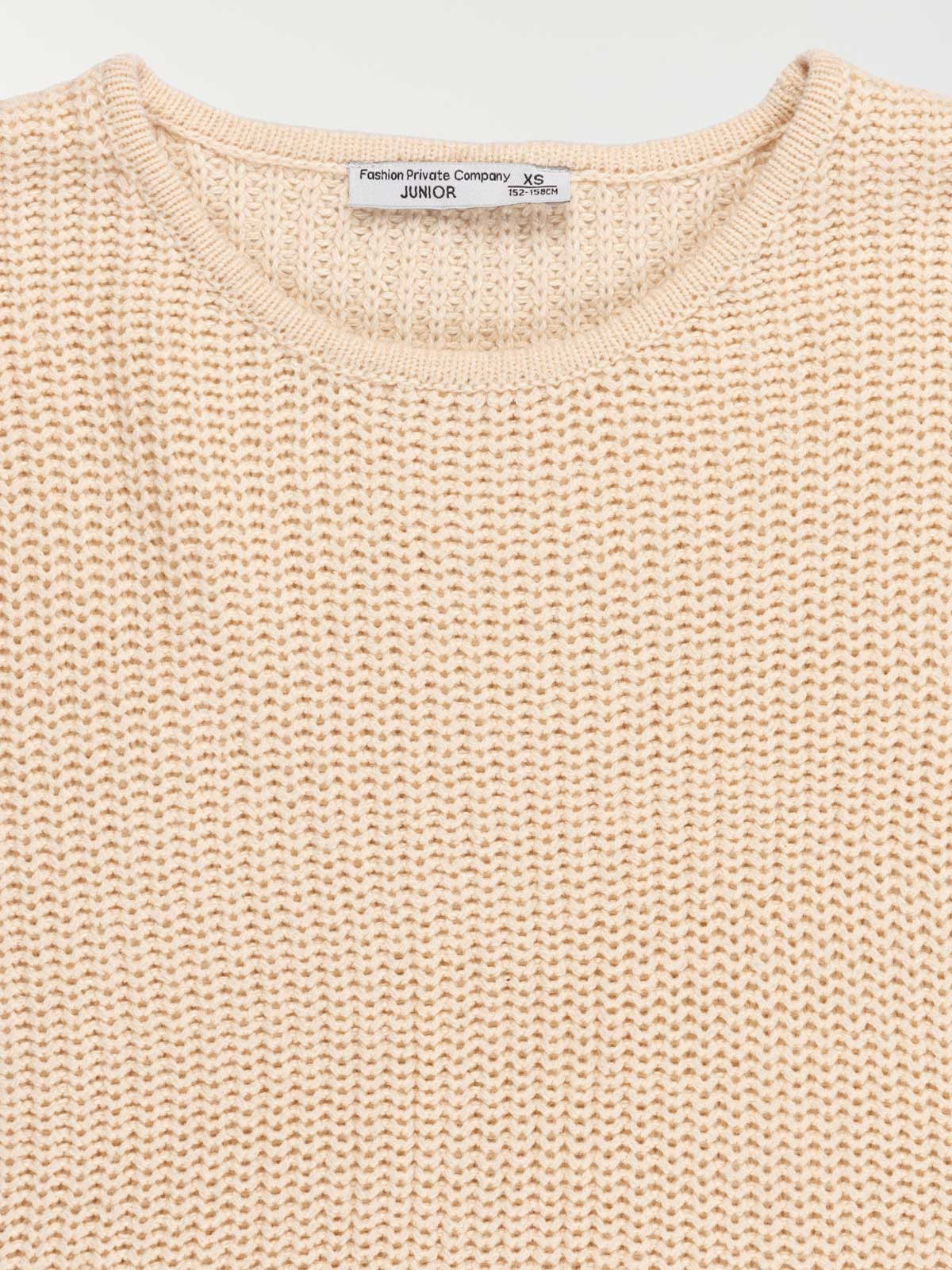 Pull amande glacée fille (XXS-M) Pull amande glacée fille (XXS-M)