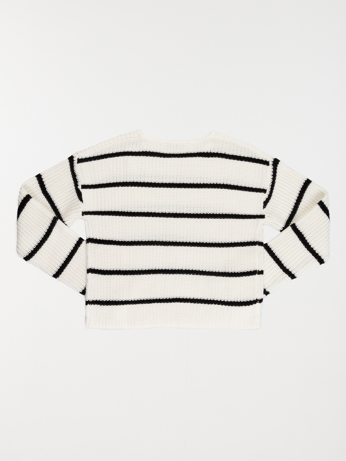 Pull rayé col rond fille (XXS-M) Pull rayé col rond fille (XXS-M)