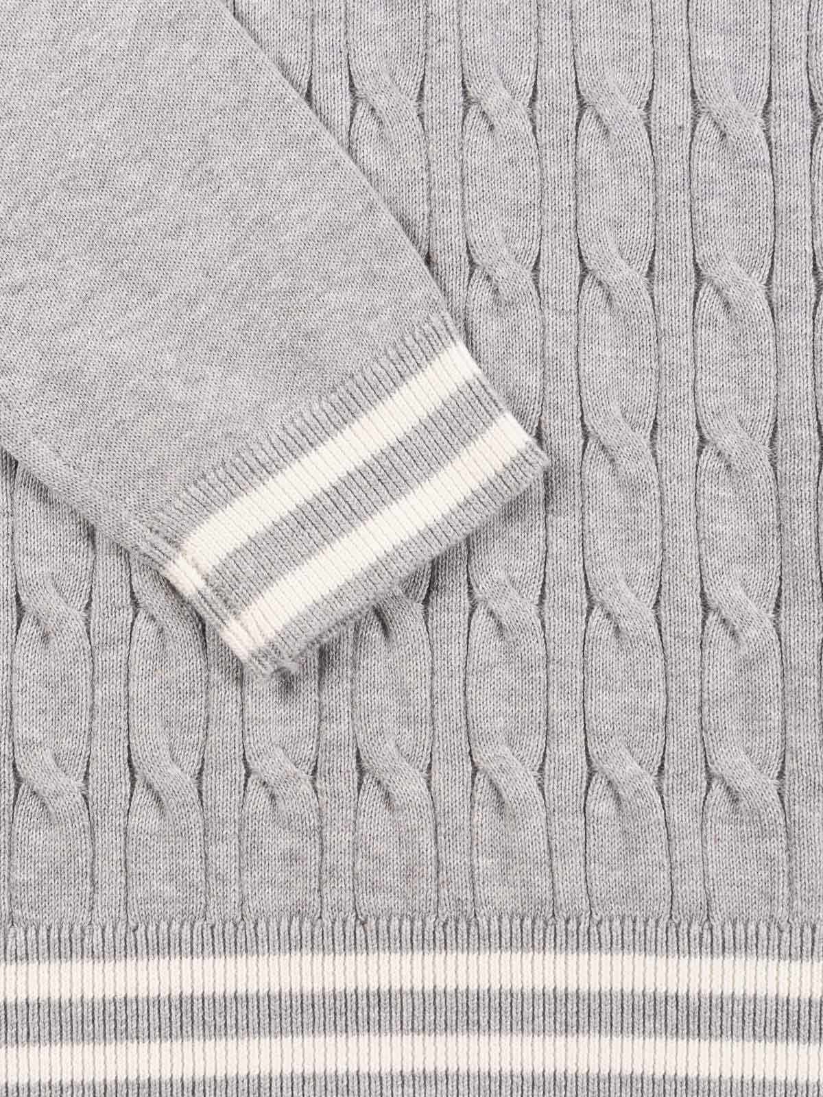 Pull col V gris chiné fille (XXS-M) Pull col V gris chiné fille (XXS-M)