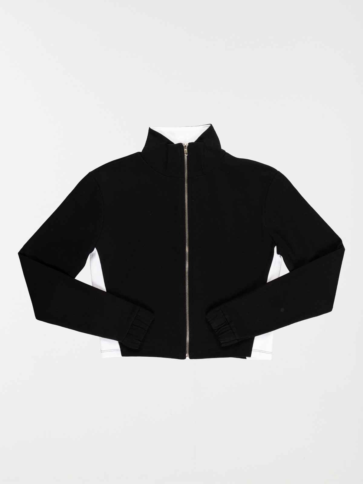 Sweat de sport zippe noir fille XXS M