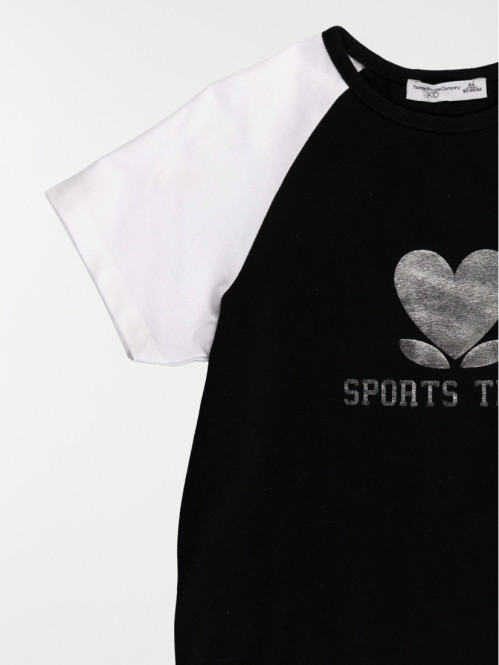 Tee-shirt sport bicolore...