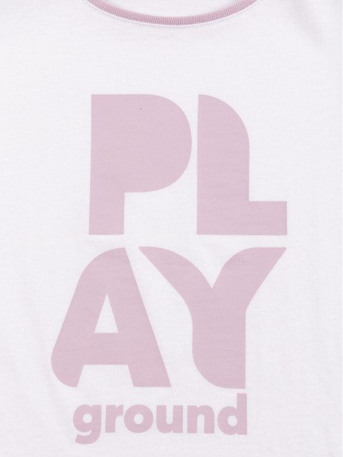 Tee-shirt de sport blanc...