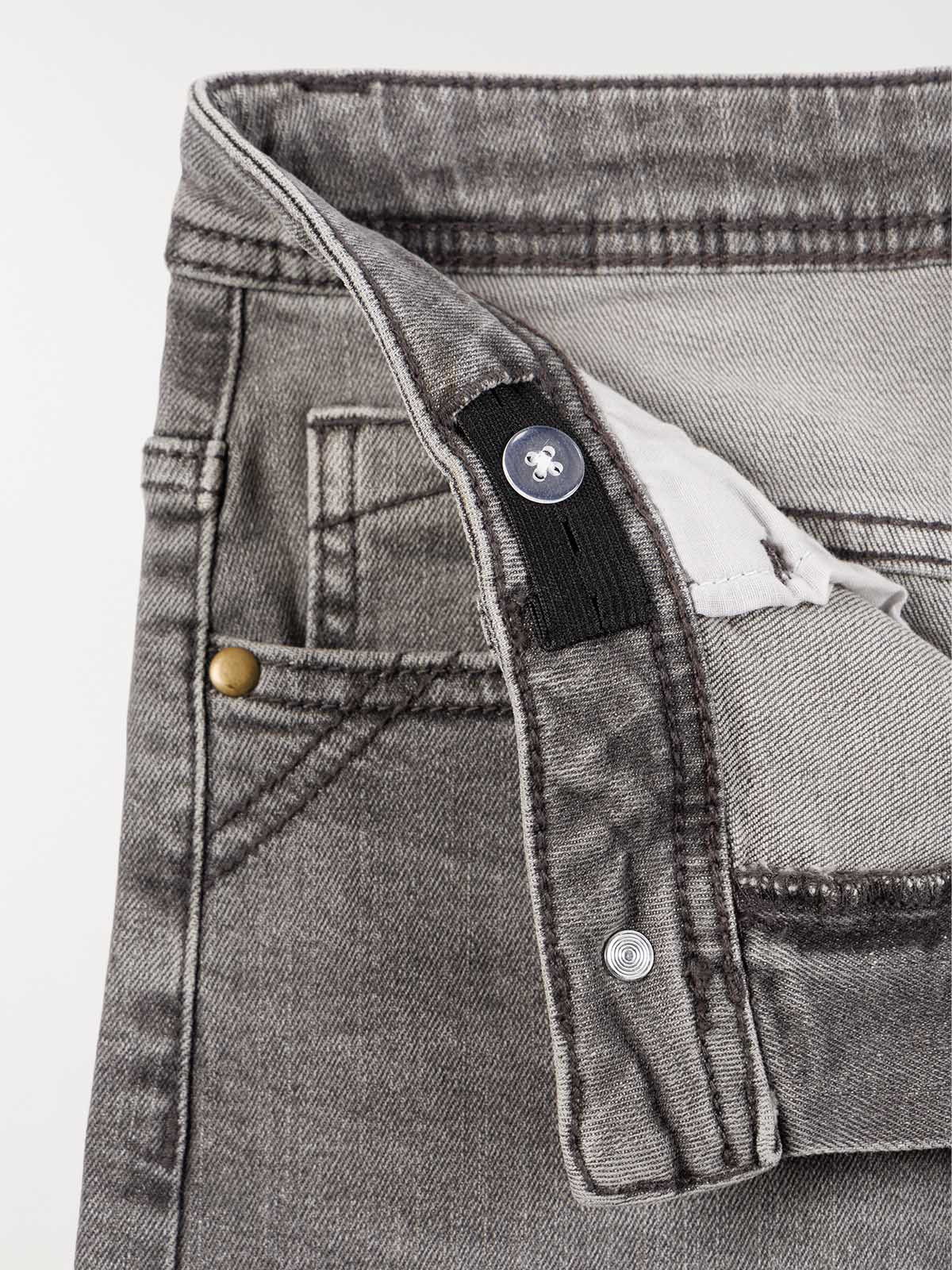 Jean wide leg gris fille (XXS-M)