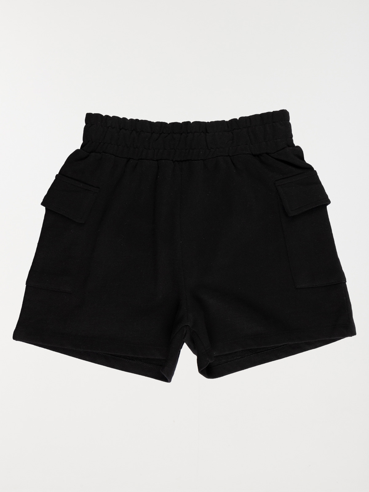 Short cargo noir fille (XXS-M)