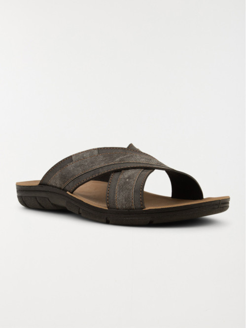 Nu-pied brides croisées...