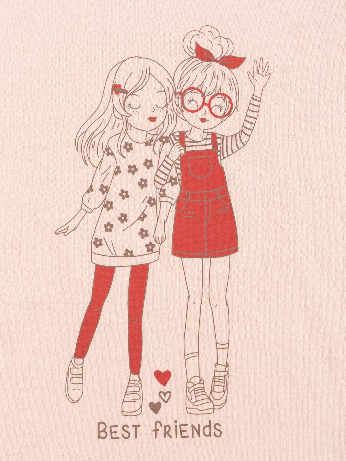 Tee-shirt meilleures amies fille (3-12A)