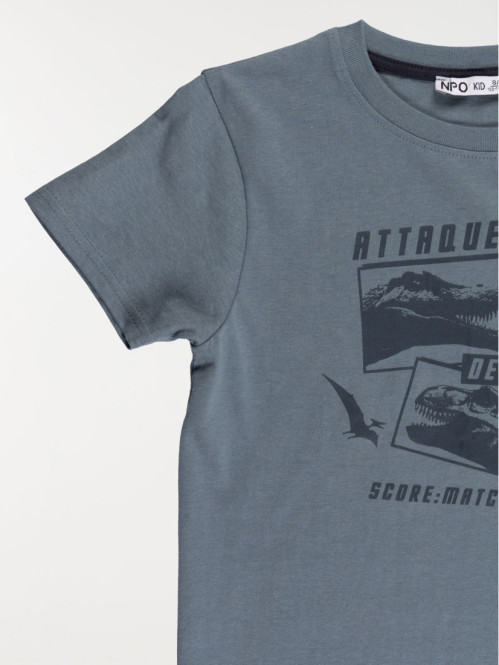 Tee-shirt bleu mirage garçon (3-12A)