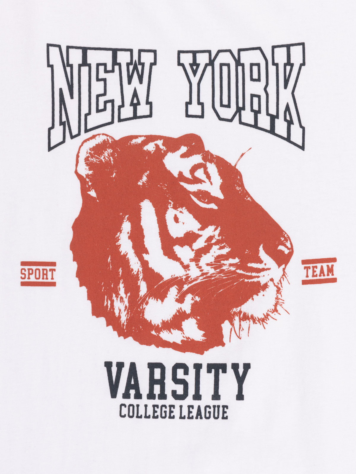 Tee-shirt blanc motif garçon (3-12A)