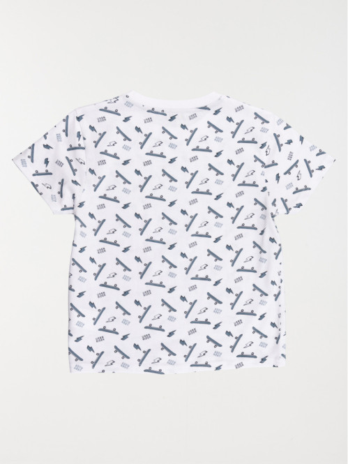 Tee-shirt motif skate garçon (3-12A) Tee-shirt motif skate garçon (3-12A)