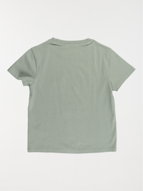 T-shirt céladon grisé garçon (3-12A) T-shirt céladon grisé garçon (3-12A)