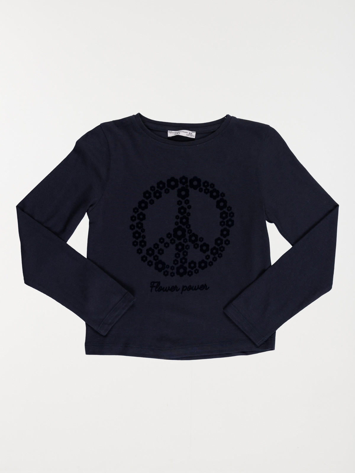 T-shirt Peace and love fille (3-12A)