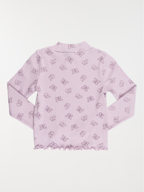 T-shirt col montant fille...