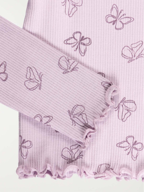 T-shirt col montant fille...