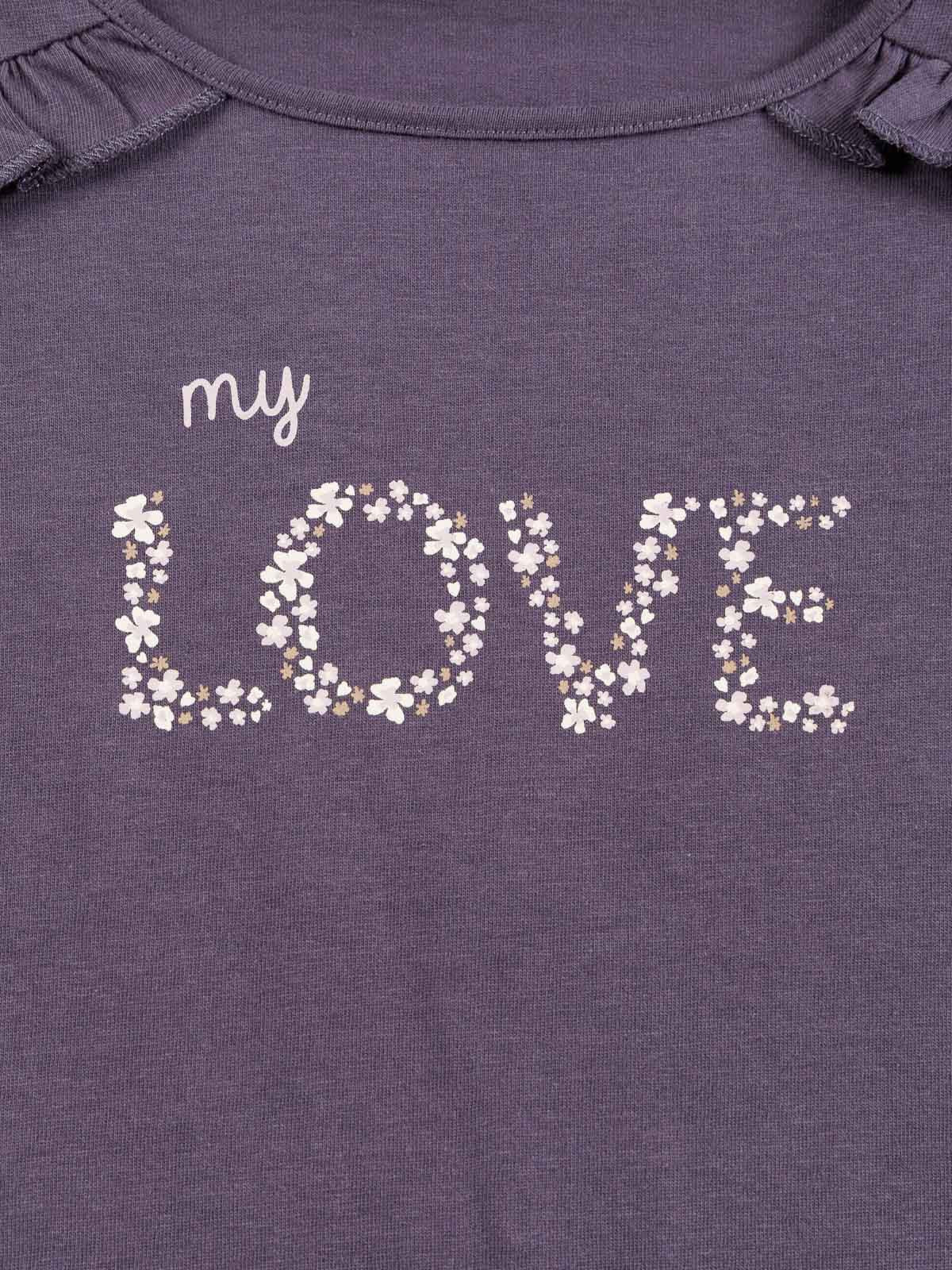 Tee-shirt my love fille (4-12A)