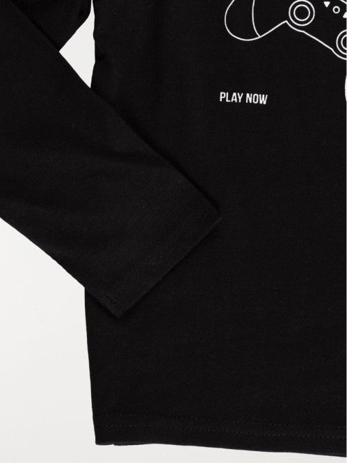 T-shirt manette jeu vidéo garçon (3-12A)