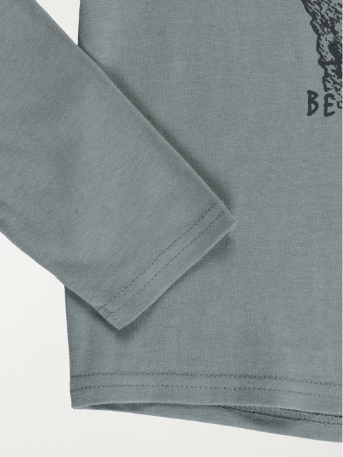 Tee-shirt motif loup garçon (3-12A)