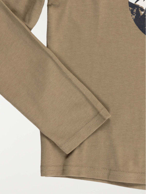 T-shirt motif vert sauge garçon (3-12A) T-shirt motif vert sauge garçon (3-12A)