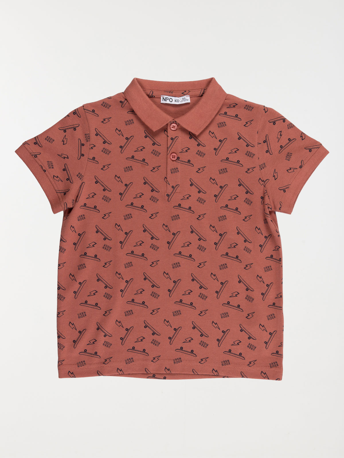 Polo imprimé tomette garçon (3-12A)