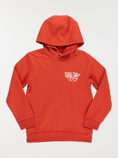 Sweat capuche cool day garçon (3-12A)