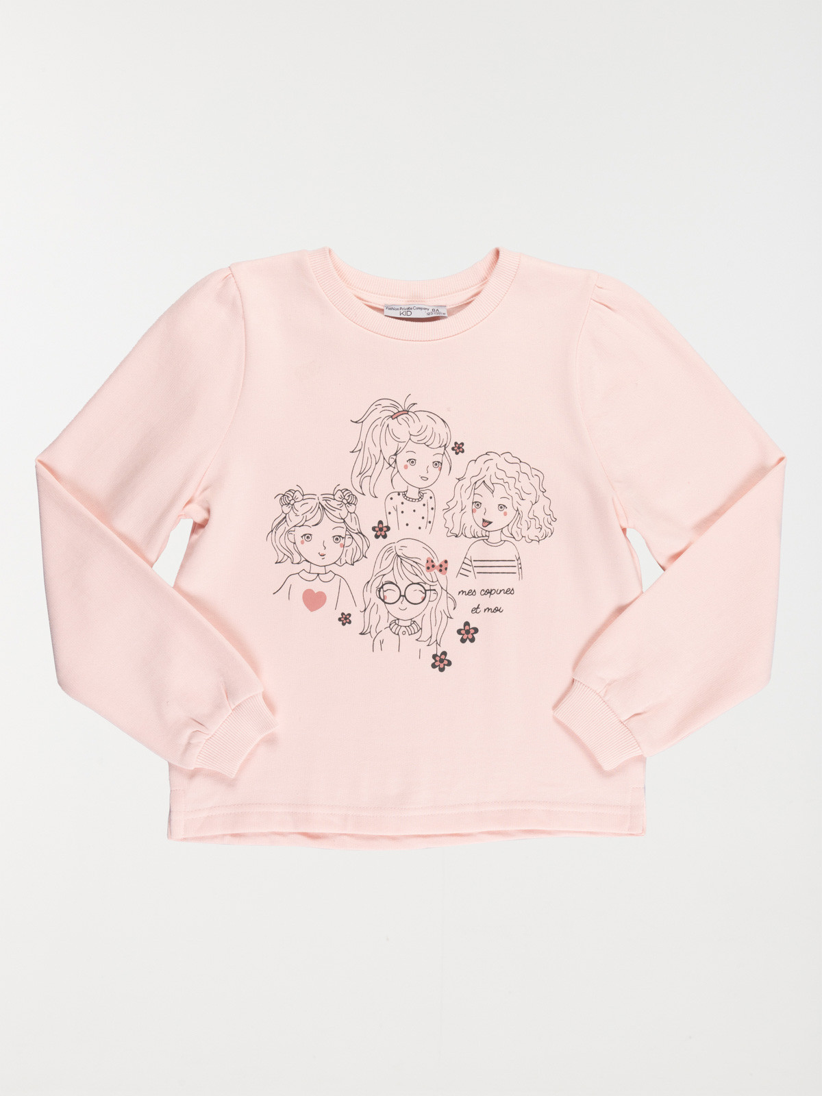 Sweat mes copines et moi fille (3-12A)