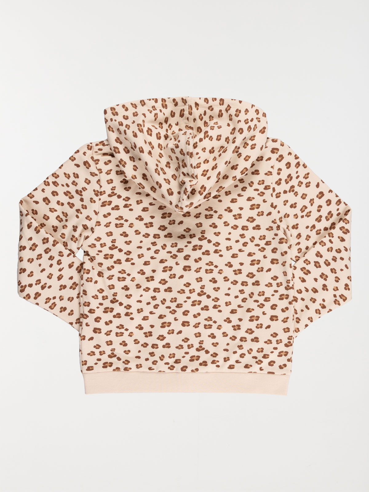 Sweat à capuche léopard fille (3-12A)