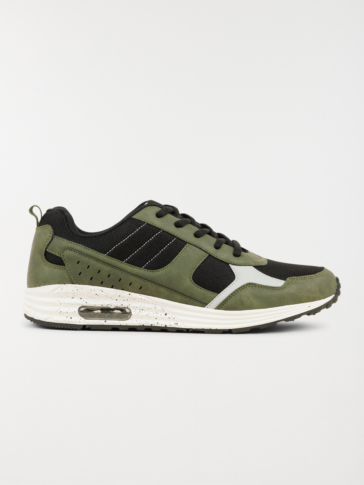 Baskets homme coloris kaki (40-46)