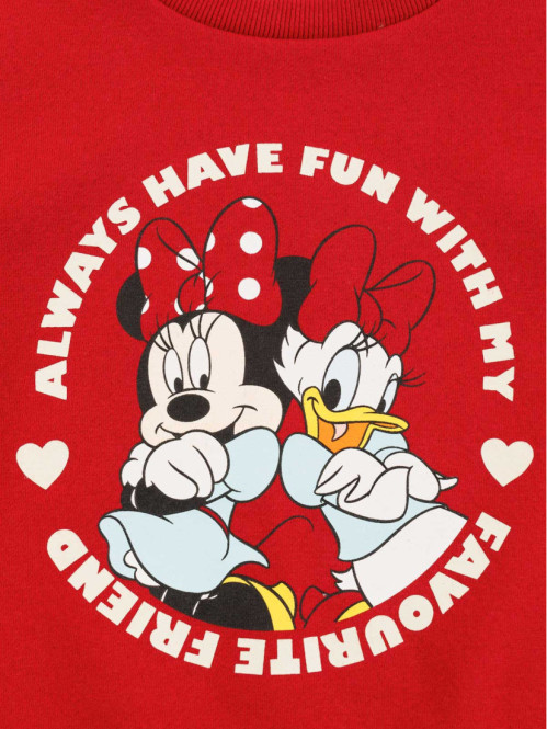 Sweat Minnie et Daisy fille (3-10A) Sweat Minnie et Daisy fille (3-10A)