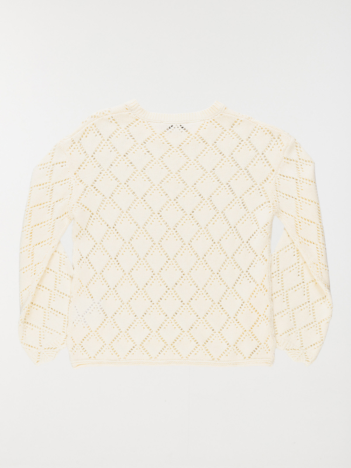 Pull ajouré coquille fille (5-12A)