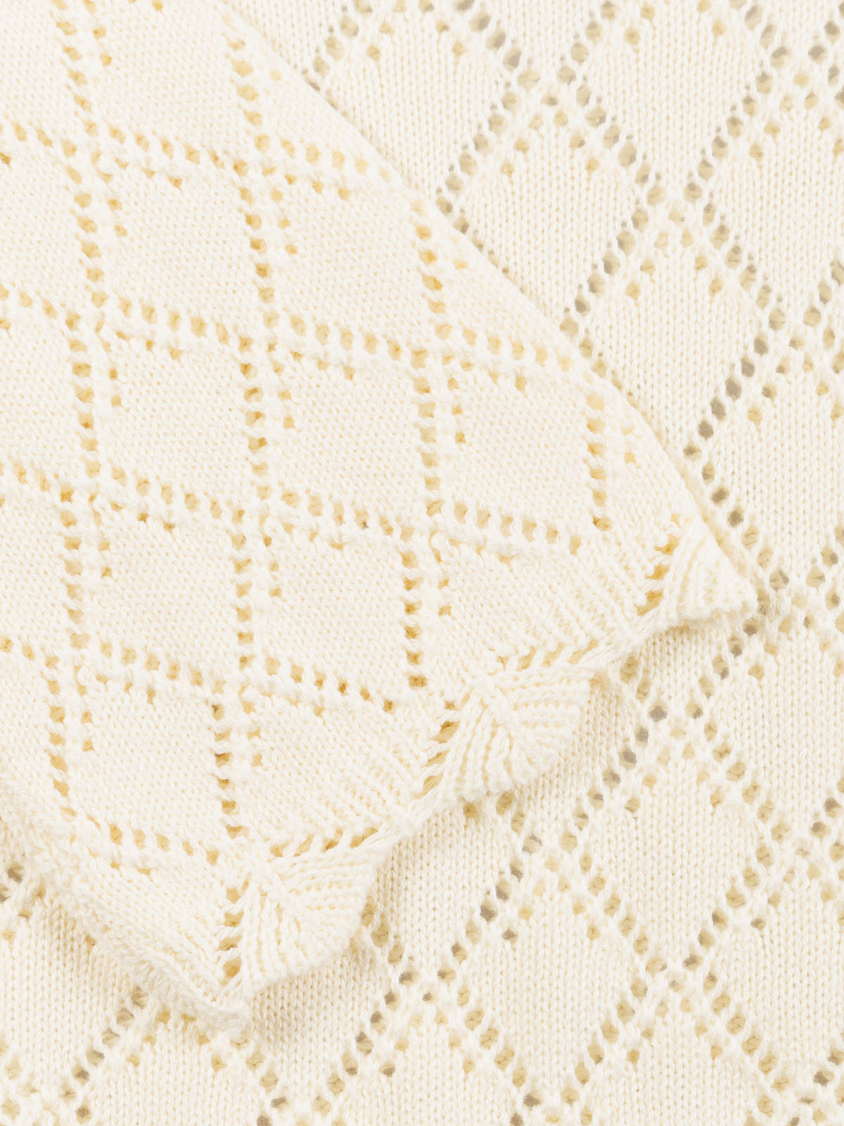 Pull ajouré coquille fille (5-12A)