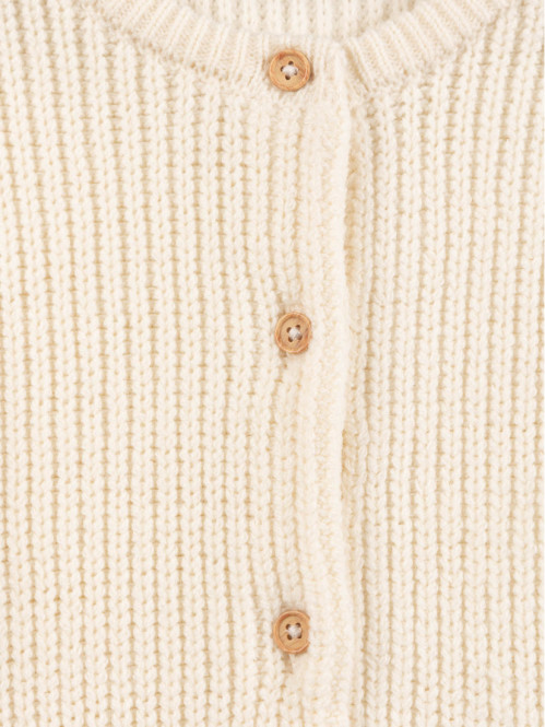 Gilet boutonné coquille...