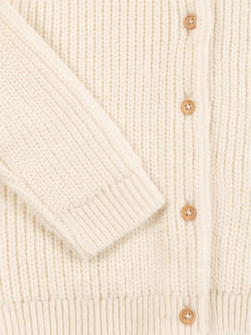 Gilet boutonné coquille...
