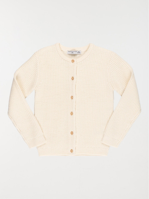 Gilet boutonné coquille...