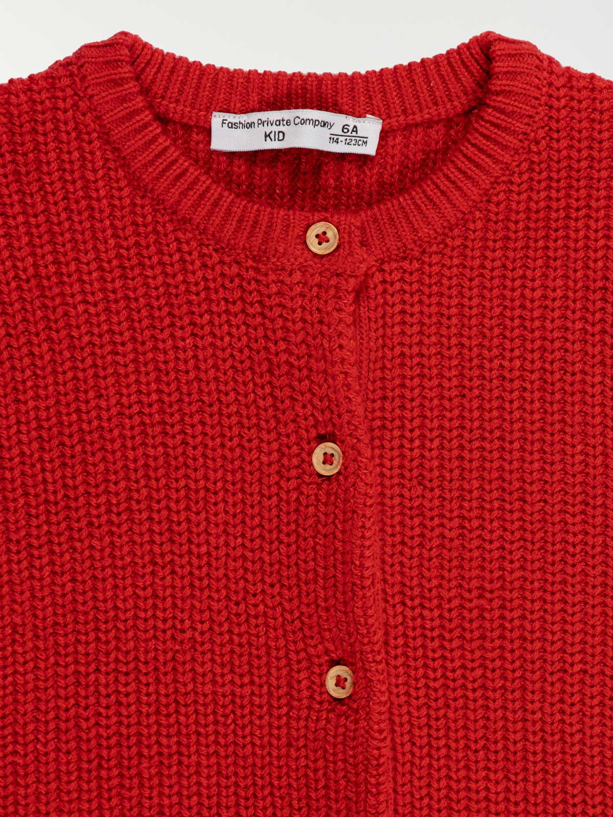 Gilet boutonné red US fille (3-12A)