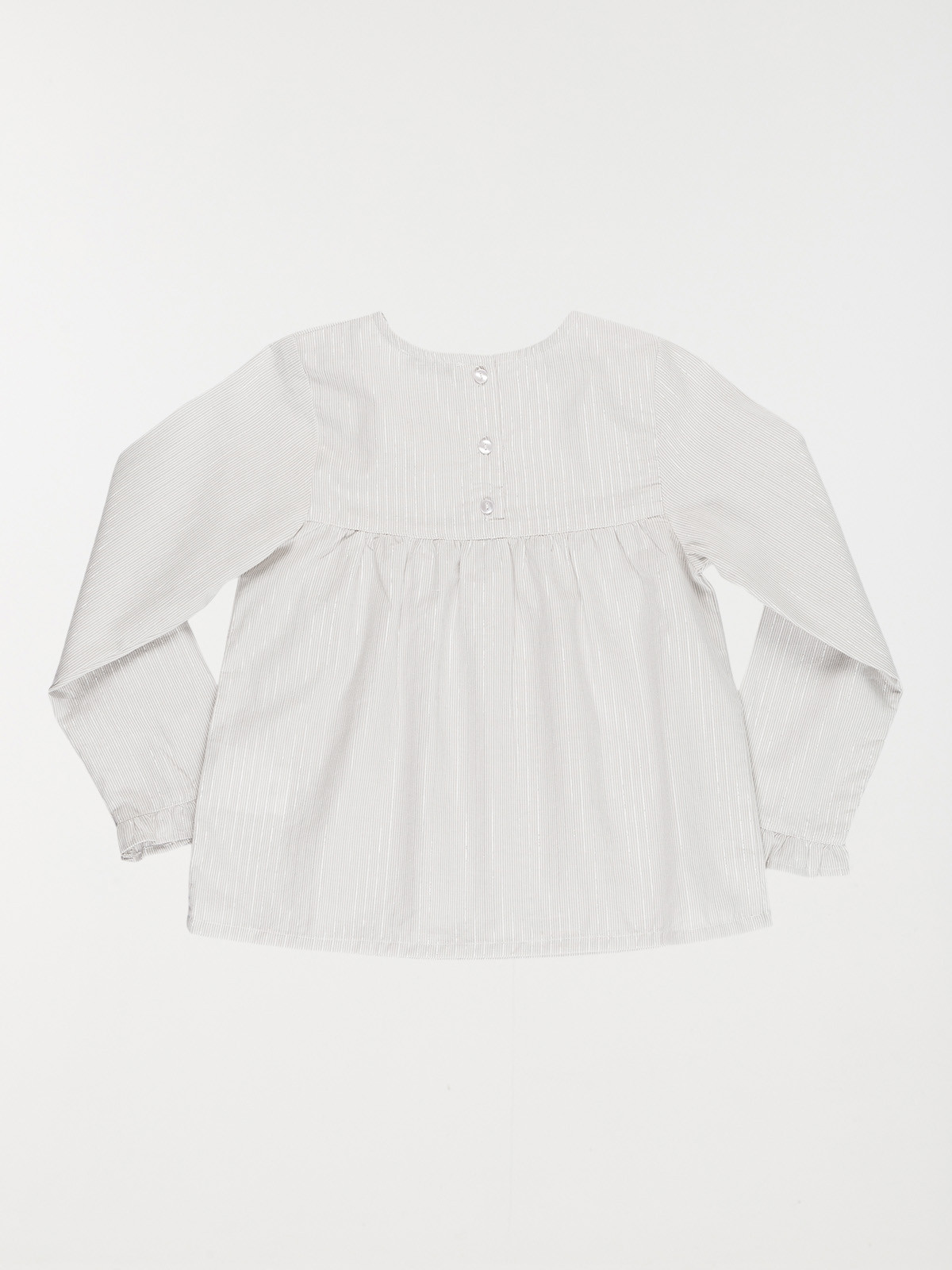 Blouse rayée grise fille (3-12A) Blouse rayée grise fille (3-12A)