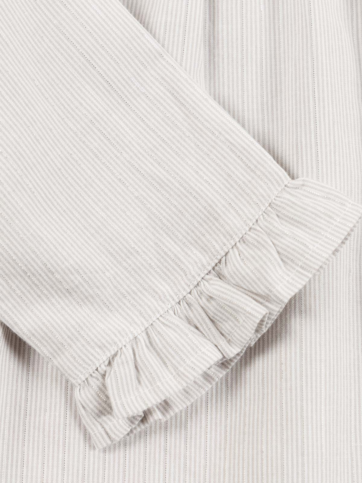 Blouse rayée grise fille (3-12A) Blouse rayée grise fille (3-12A)