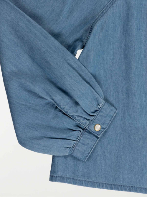 Chemise en jean fille (4-12A) Chemise en jean fille (4-12A)