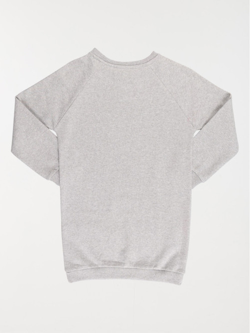 Robe sweat gris chiné fille...