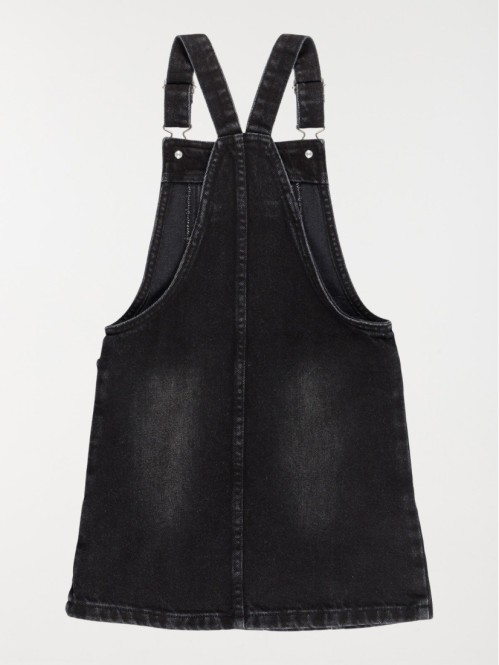 Robe salopette noire fille (3-12A)