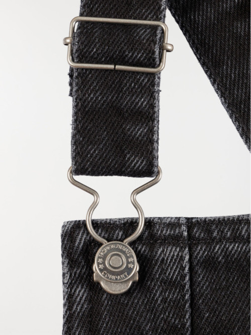 Robe salopette noire fille (3-12A)