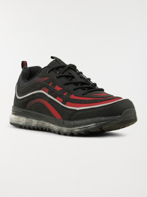 Baskets noires et rouges homme (41-46) Baskets noires et rouges homme (41-46)