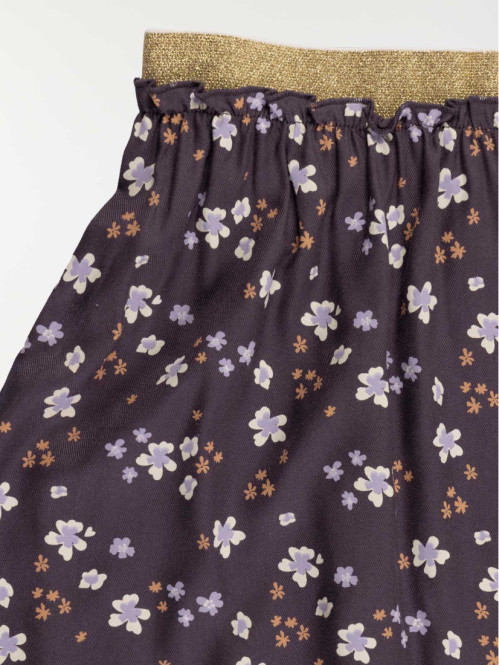 Jupe imprimé fleuri fille...